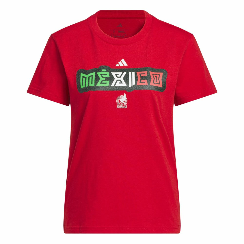 Mexico National Team Women's Jersey Hook T-Shirt Red | Adidas discount
