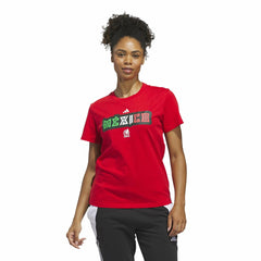 Mexico National Team Women's Jersey Hook T-Shirt Red | Adidas discount