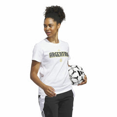 Argentina National Team Women's Jersey Hook T-Shirt White | Adidas cheap