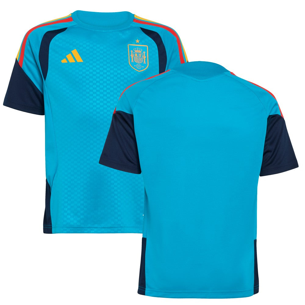 Spain National Team Youth FIFA x World Cup 2026 Tiro Training Jersey Turquoise | Adidas online