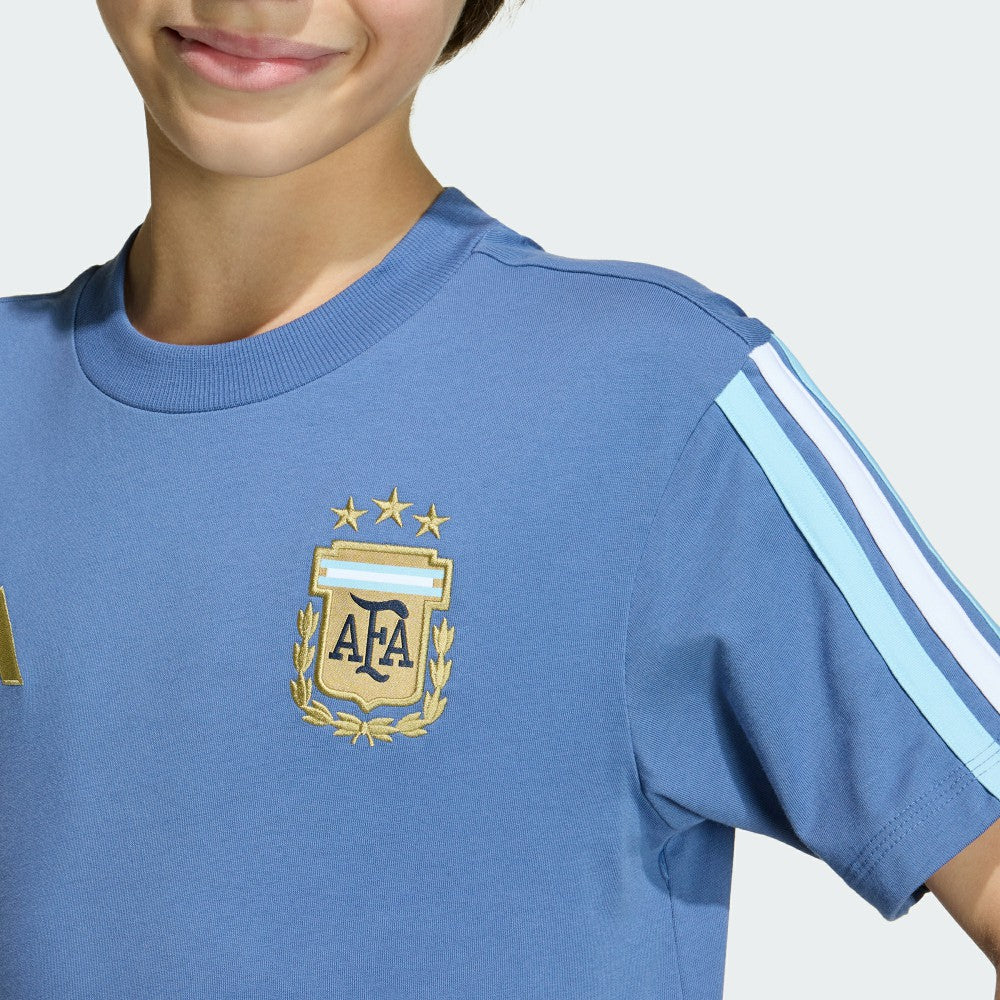 Argentina National Team Youth FIFA x World Cup Alphaskin T-Shirt Blue | Adidas