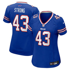Dorian Strong Buffalo Bills Women's Team Game Jersey Royal | Nike for Sale