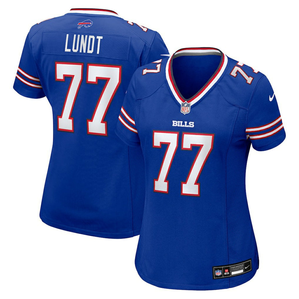 Chase Lundt Buffalo Bills Women's Team Game Jersey Royal | Nike for Sale