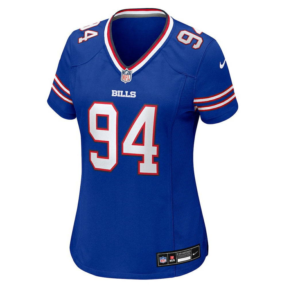 Landon Jackson Buffalo Bills Women's Team Game Jersey Royal | Nike for Sale