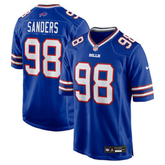 T.J. Sanders Buffalo Bills Team Game Jersey Royal | Nike for Sale