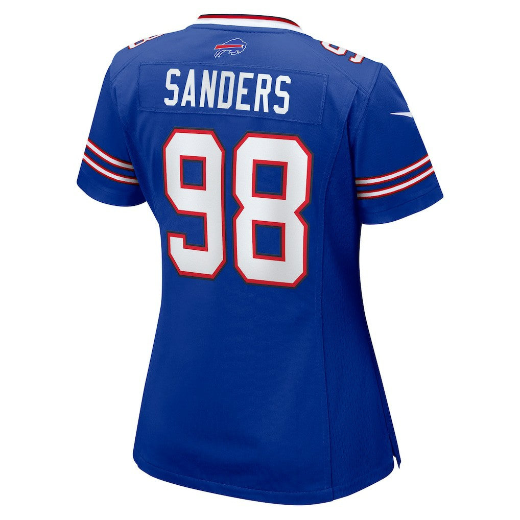 T.J. Sanders Buffalo Bills Women's Team Game Jersey Royal | Nike for Sale