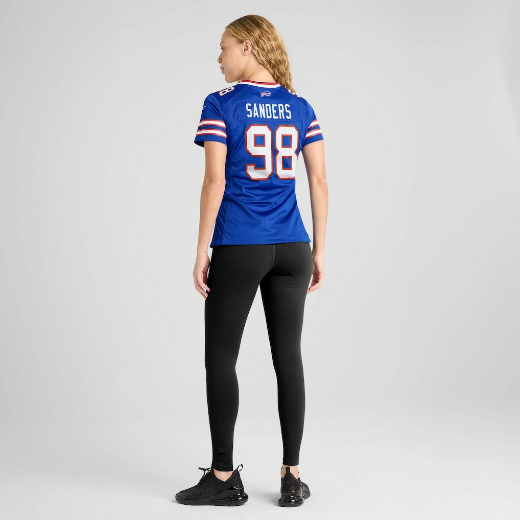 T.J. Sanders Buffalo Bills Women's Team Game Jersey Royal | Nike for Sale
