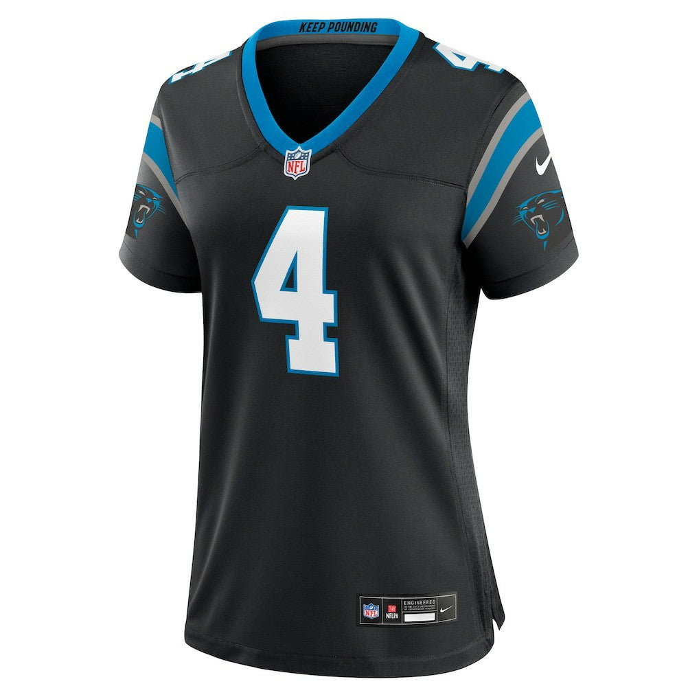 Tetairoa McMillan Carolina Panthers Women's Team Game Jersey Black | Nike for Sale