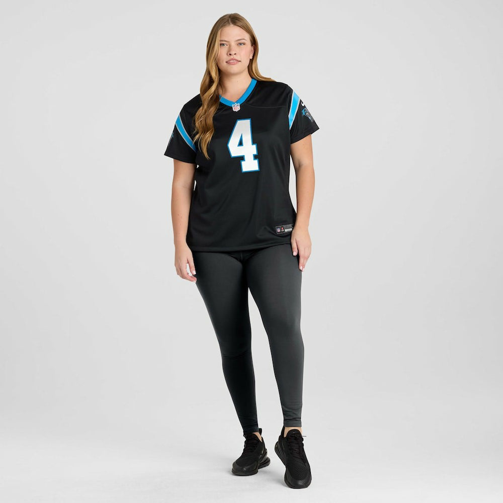 Tetairoa McMillan Carolina Panthers Women's Team Game Jersey Black | Nike for Sale