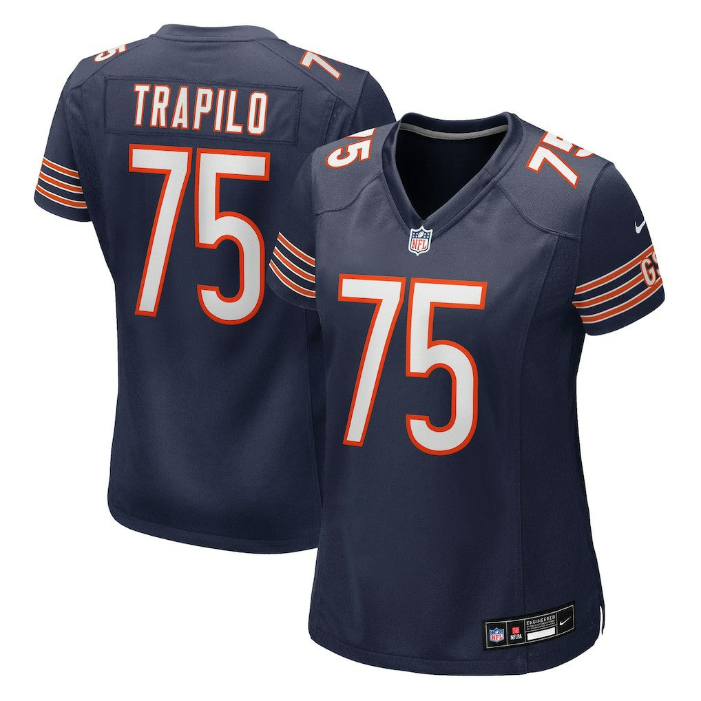 Ozzy Trapilo Chicago Bears Women's Team Game Jersey Navy | Nike for Sale