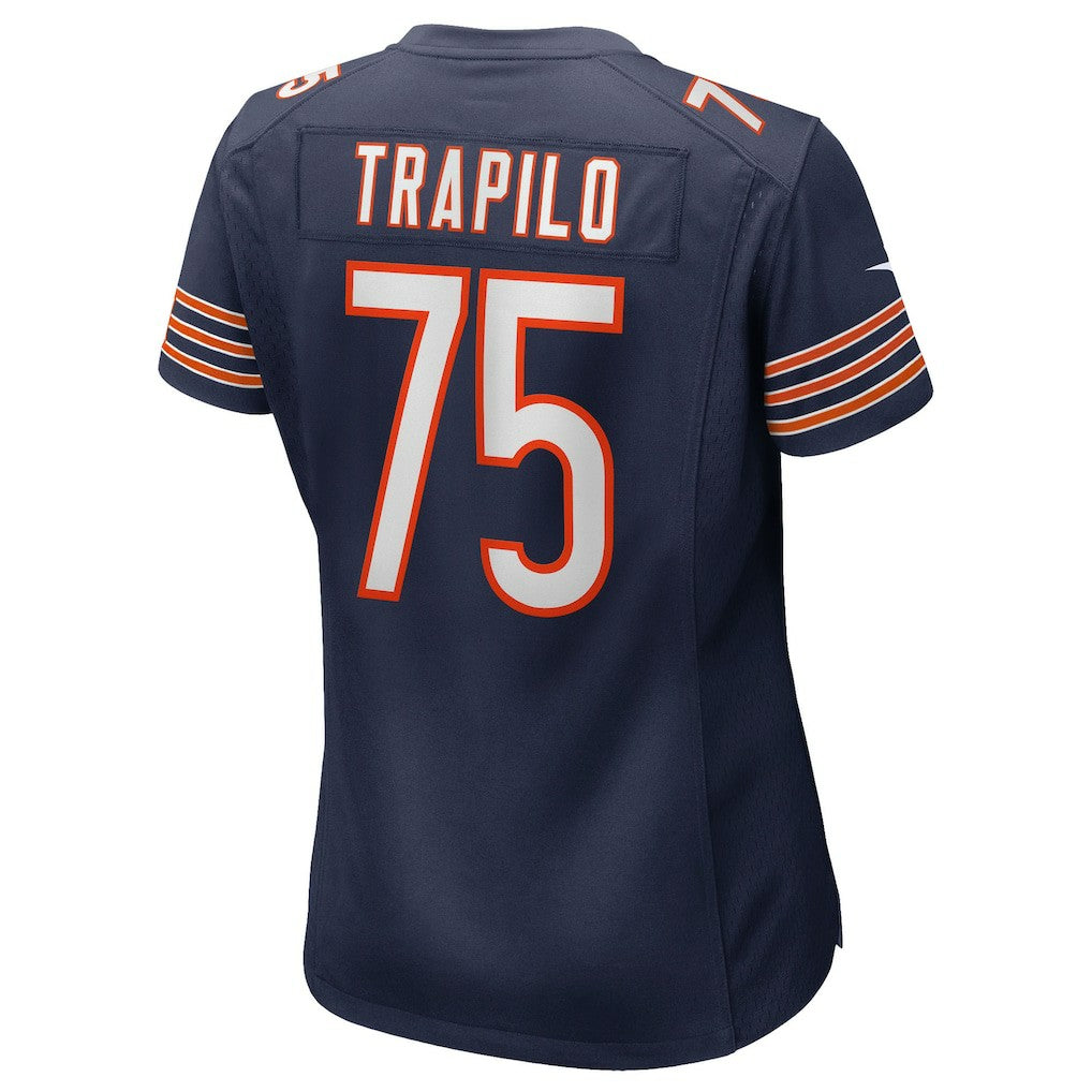 Ozzy Trapilo Chicago Bears Women's Team Game Jersey Navy | Nike for Sale