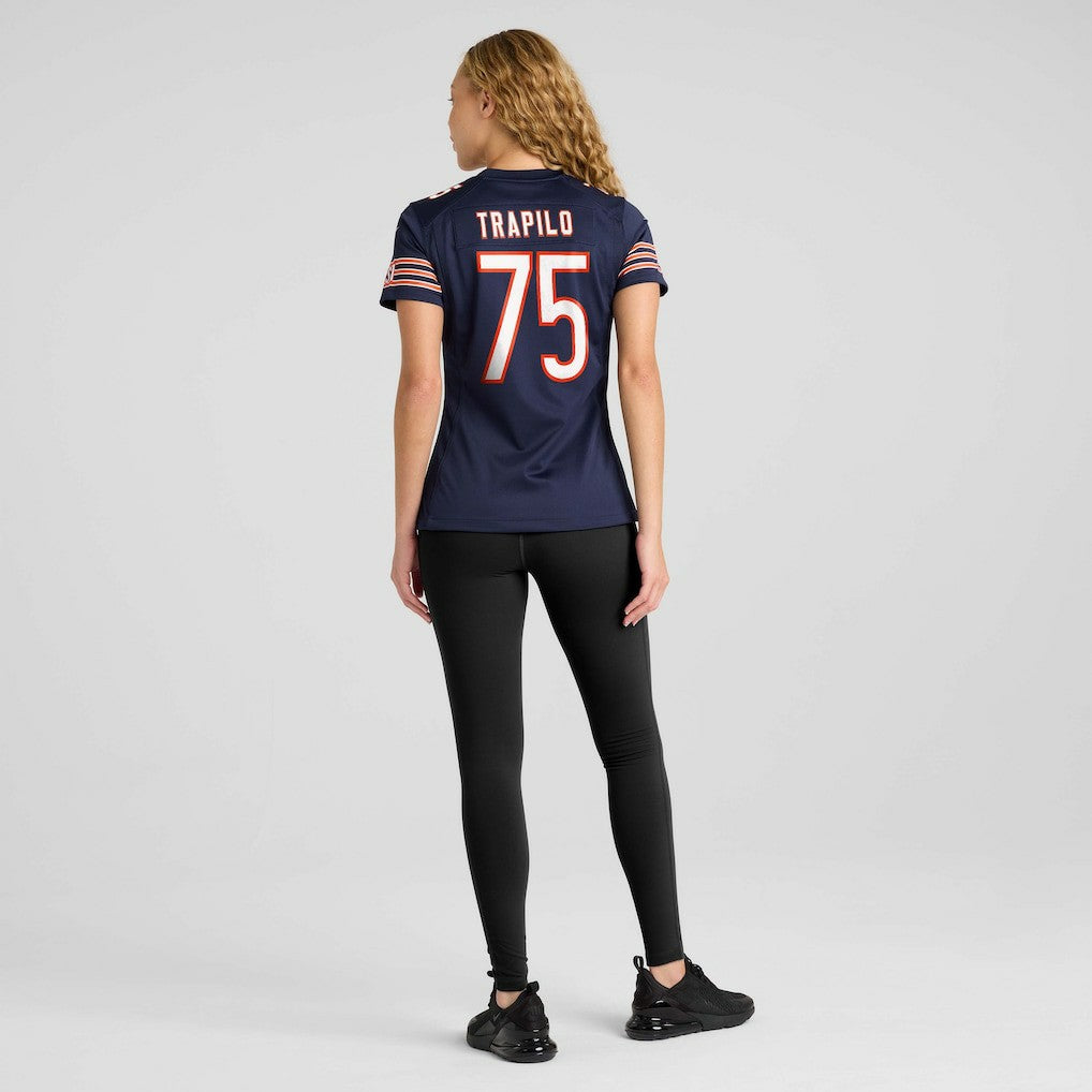Ozzy Trapilo Chicago Bears Women's Team Game Jersey Navy | Nike for Sale