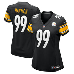 Derrick Harmon Pittsburgh Steelers Women's Team Game Jersey Black | Nike for Sale