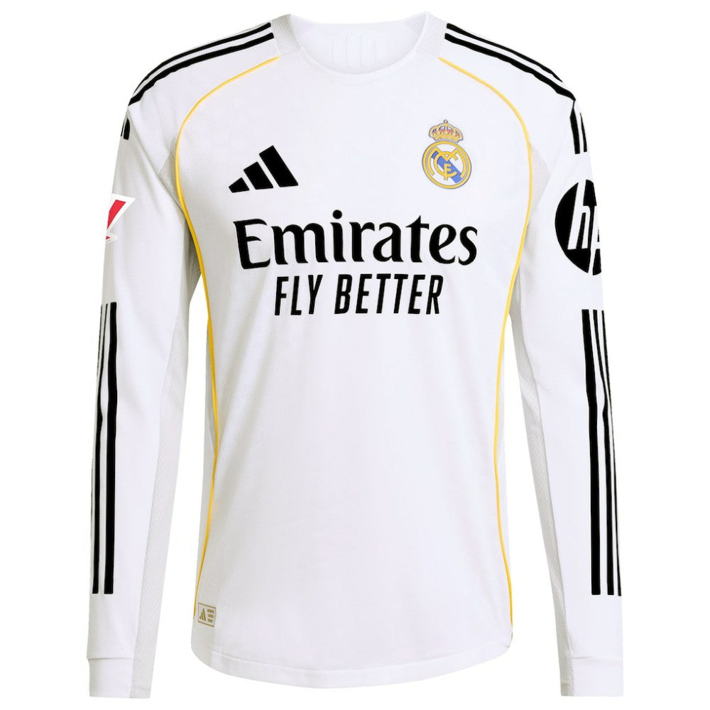 Vini Jr. Real Madrid 2025/26 Home Long Sleeve Jersey White | Adidas Sale