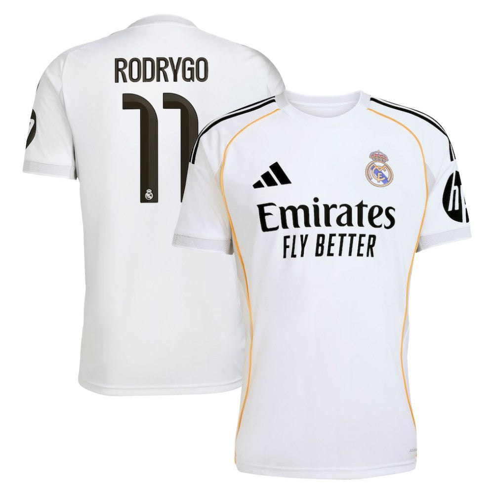 Rodrygo Real Madrid 2025/26 Home Replica Jersey White | Adidas Sale