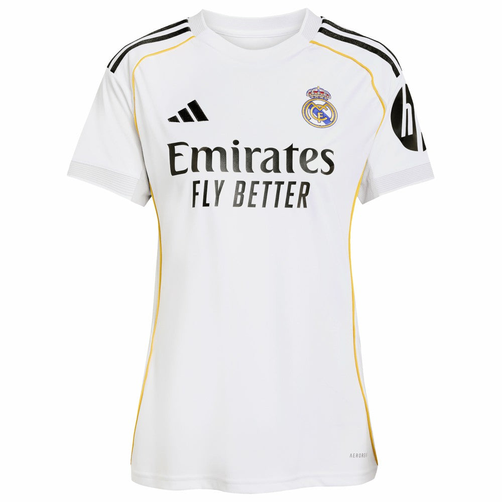 Jude Bellingham Real Madrid Women's 2025/26 Home Replica Jersey White | Adidas discount