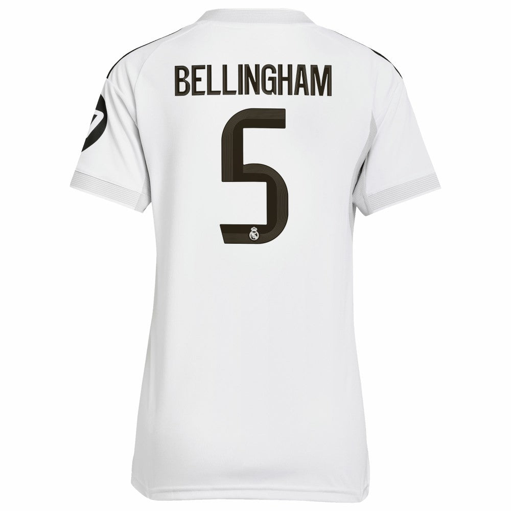 Jude Bellingham Real Madrid Women's 2025/26 Home Replica Jersey White | Adidas discount