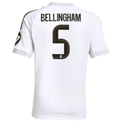 Jude Bellingham Real Madrid Youth 2025/26 Home Replica Jersey White | Adidas discount