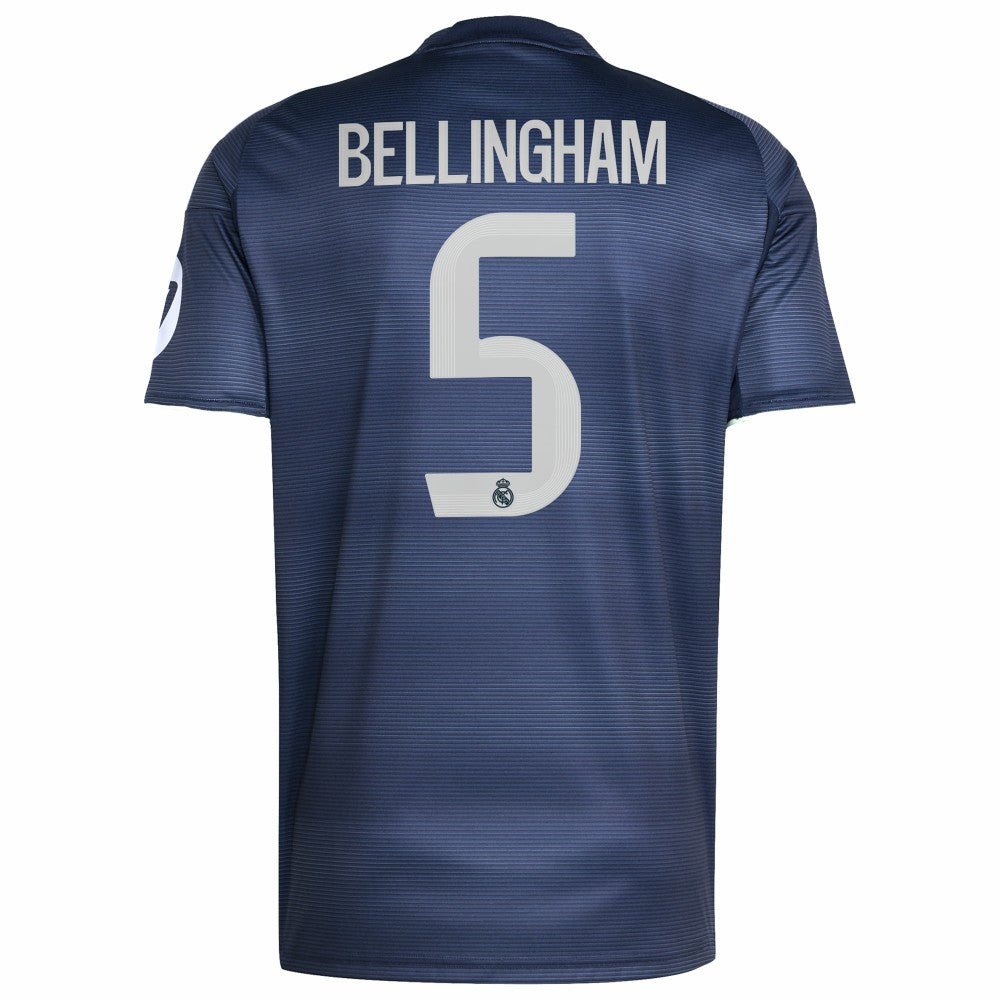 Jude Bellingham Real Madrid 2025/26 Away Replica Player Jersey Blue | Adidas Sale