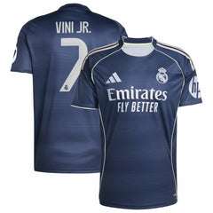 Vini Jr. Real Madrid 2025/26 Away Replica Player Jersey Blue | Adidas discount