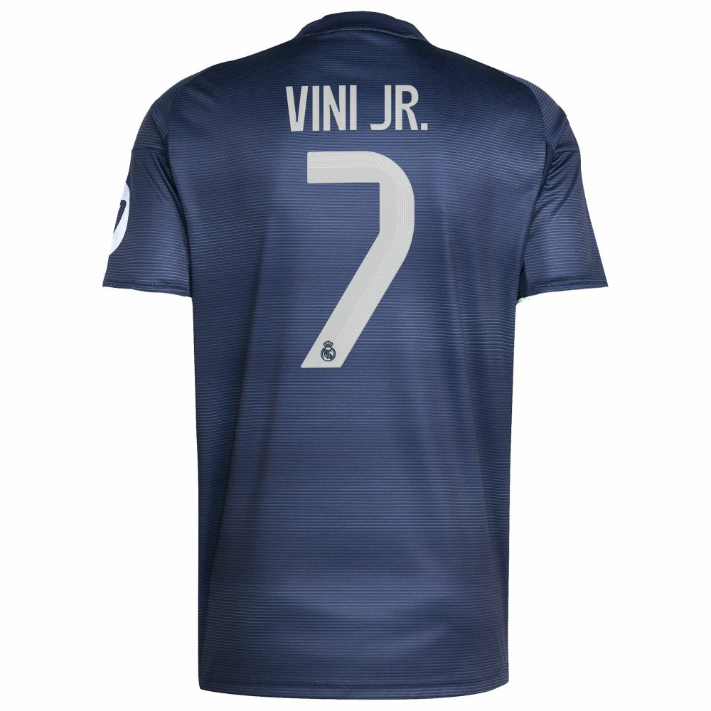 Vini Jr. Real Madrid 2025/26 Away Replica Player Jersey Blue | Adidas discount