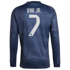 Vini Jr. Real Madrid 2025/26 Home Long Sleeve Replica Player Jersey Blue | Adidas discount