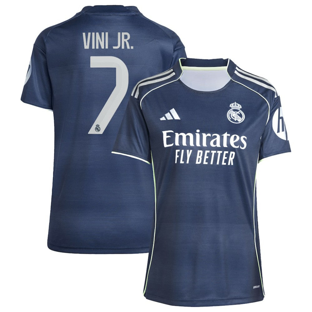 Vini Jr. Real Madrid Women's 2025/26 Away Replica Player Jersey Blue | Adidas Online