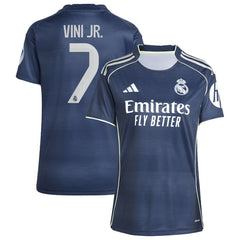 Vini Jr. Real Madrid Women's 2025/26 Away Replica Player Jersey Blue | Adidas Online
