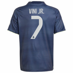 Vini Jr. Real Madrid Youth 2025/26 Away Replica Player Jersey Blue | Adidas cheap