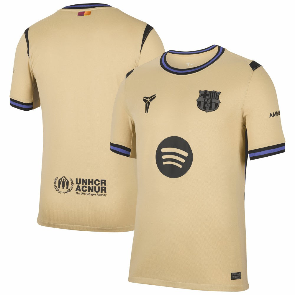 Barcelona 2025/26 Away Stadium Replica Jersey Gold | Nike Online