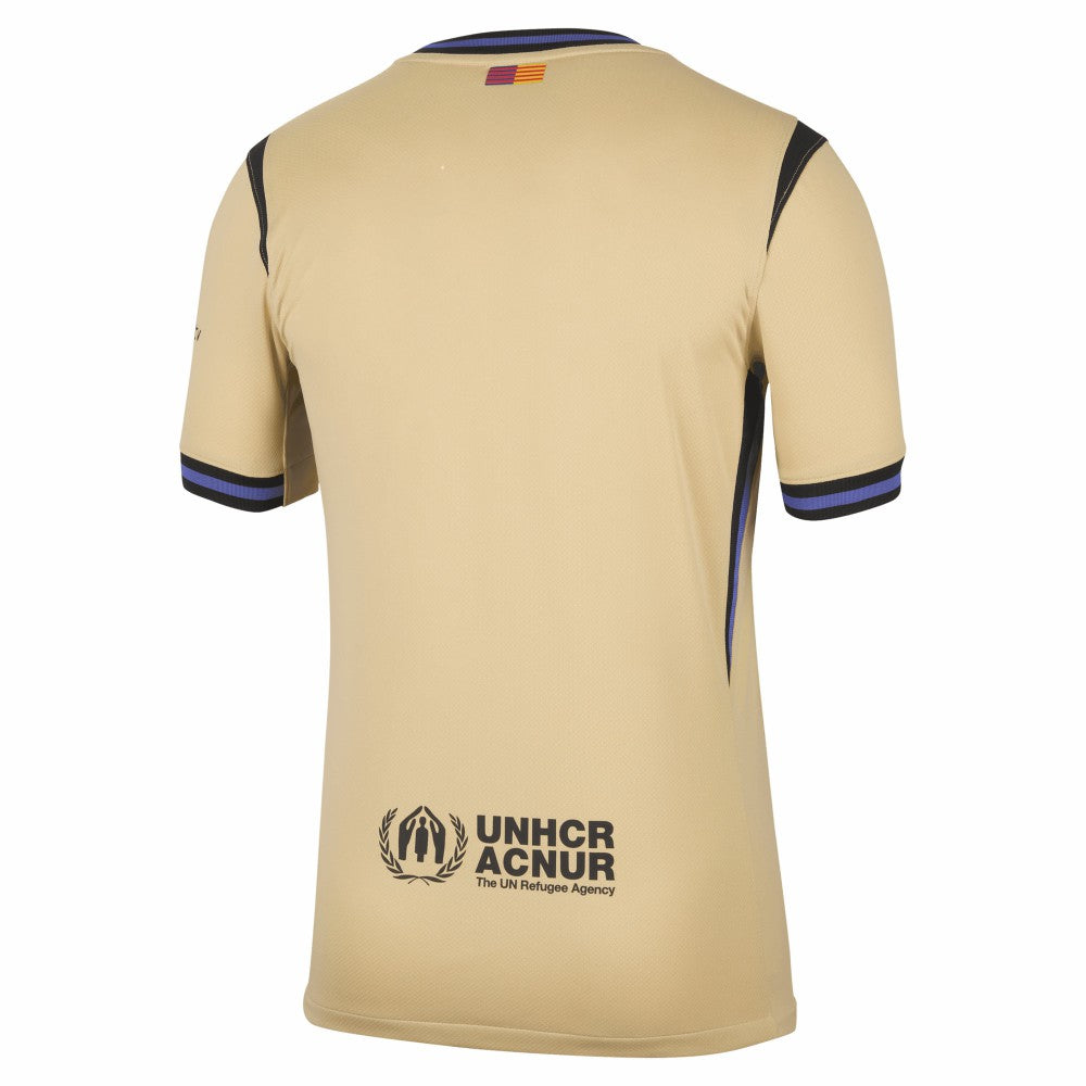 Barcelona 2025/26 Away Stadium Replica Jersey Gold | Nike Online