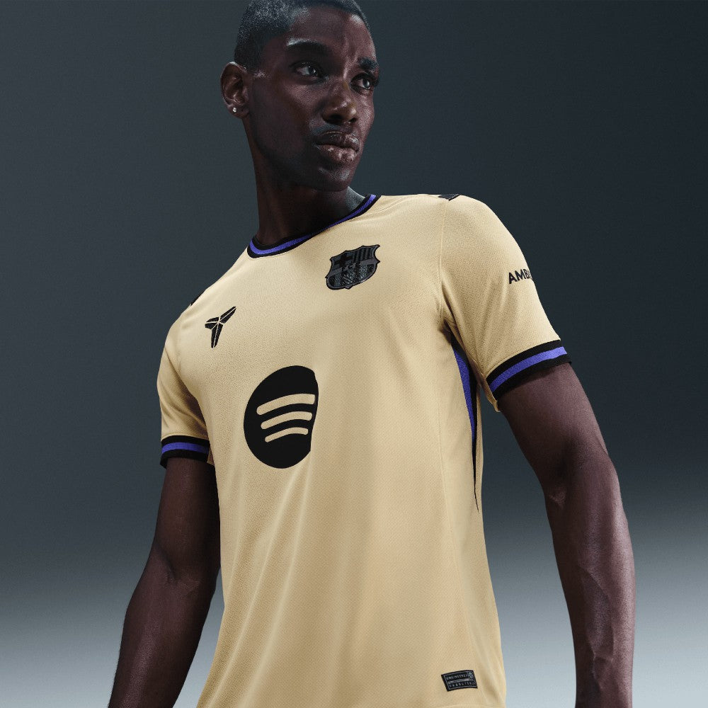 Barcelona 2025/26 Away Stadium Replica Jersey Gold | Nike Online