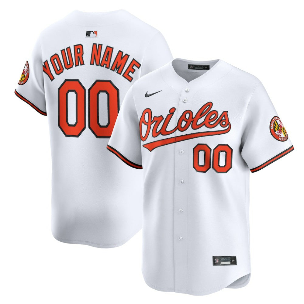 Baltimore Orioles Nike Youth Home Custom Limited Jersey - MLB