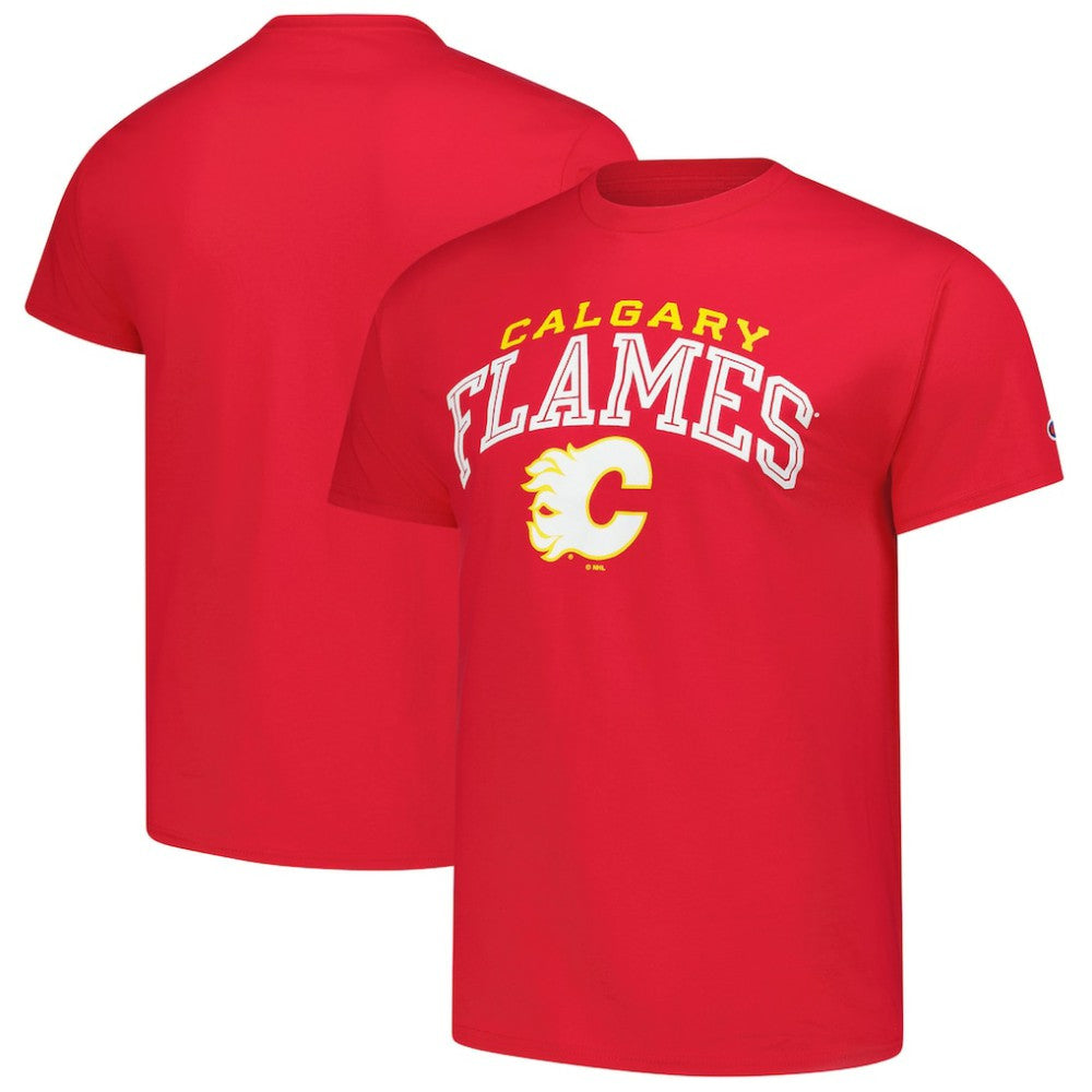 Calgary Flames Champion Primary Logo T-Shirt - Red - NHL