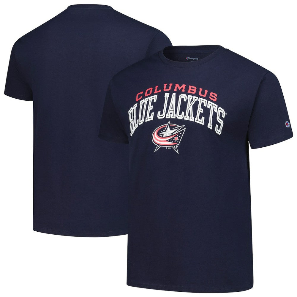 Columbus Blue Jackets Champion Primary Logo T-Shirt - Navy - NHL