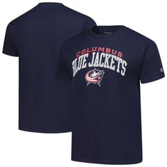 Columbus Blue Jackets Champion Primary Logo T-Shirt - Navy - NHL