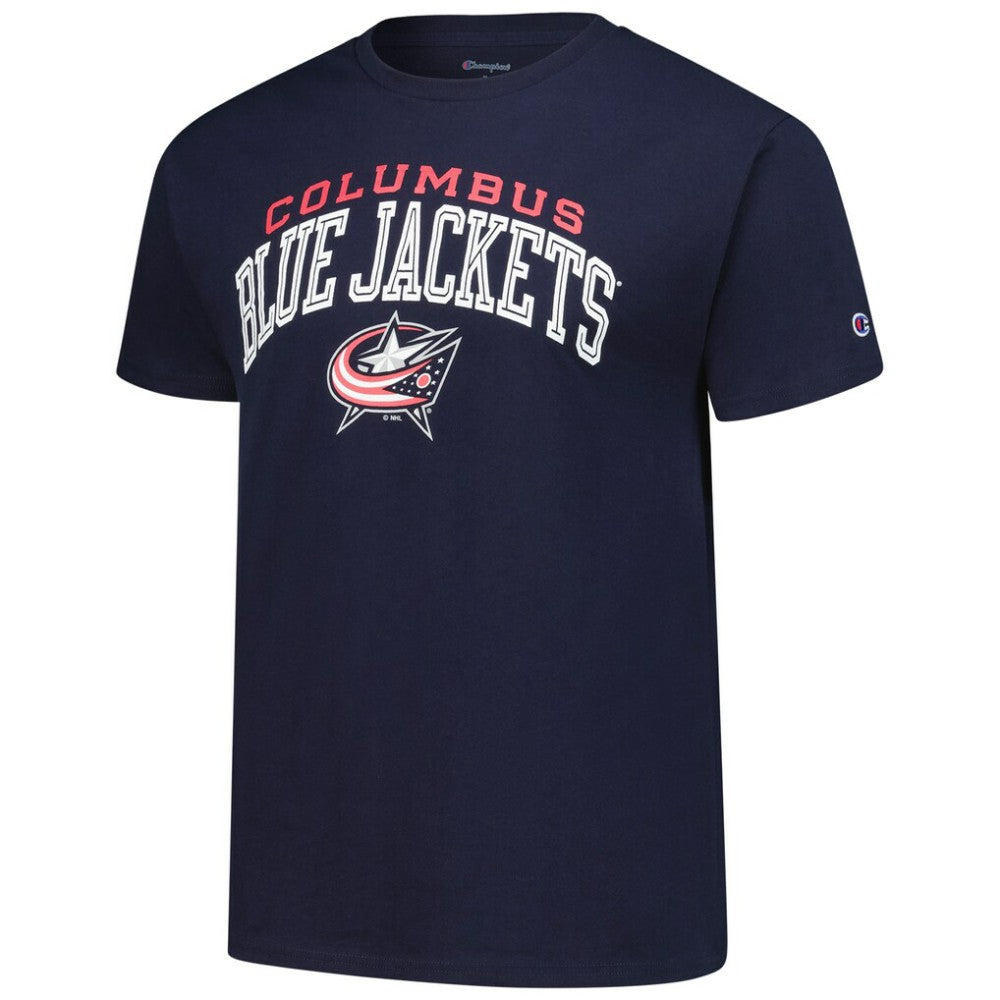 Columbus Blue Jackets Champion Primary Logo T-Shirt - Navy - NHL