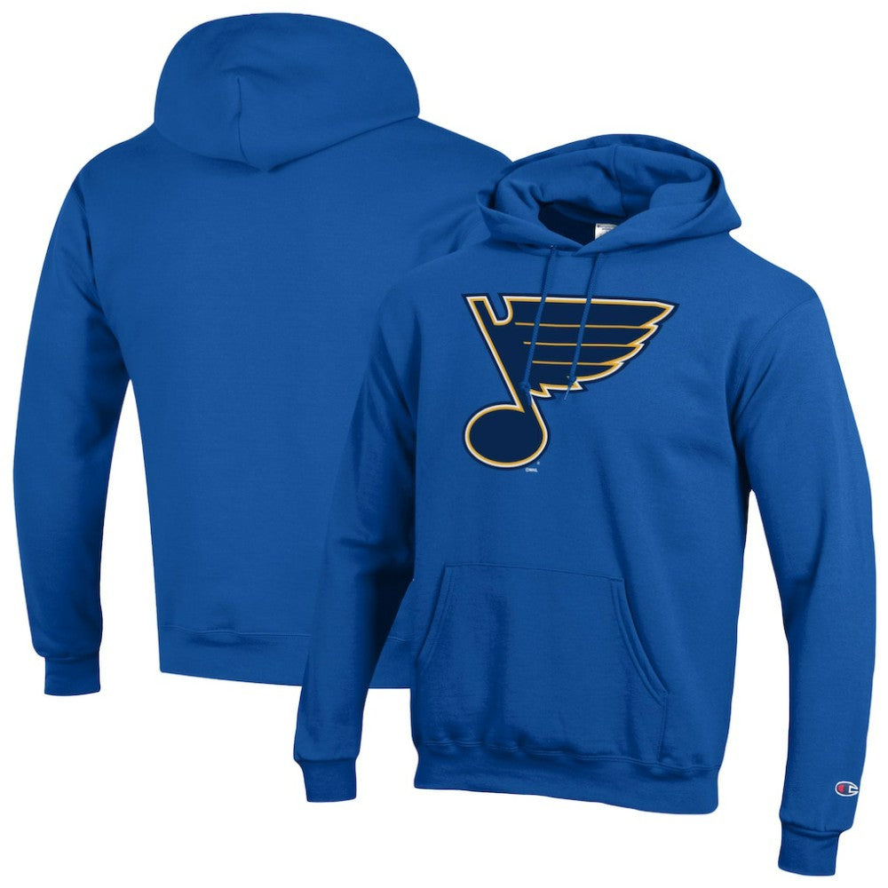 St. Louis Blues Champion Primary Logo 1-Hit Pullover Hoodie - Blue - NHL