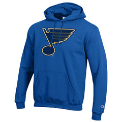 St. Louis Blues Champion Primary Logo 1-Hit Pullover Hoodie - Blue - NHL
