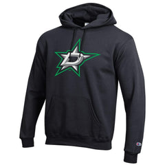 Dallas Stars Champion Primary Logo 1-Hit Pullover Hoodie - Black - NHL