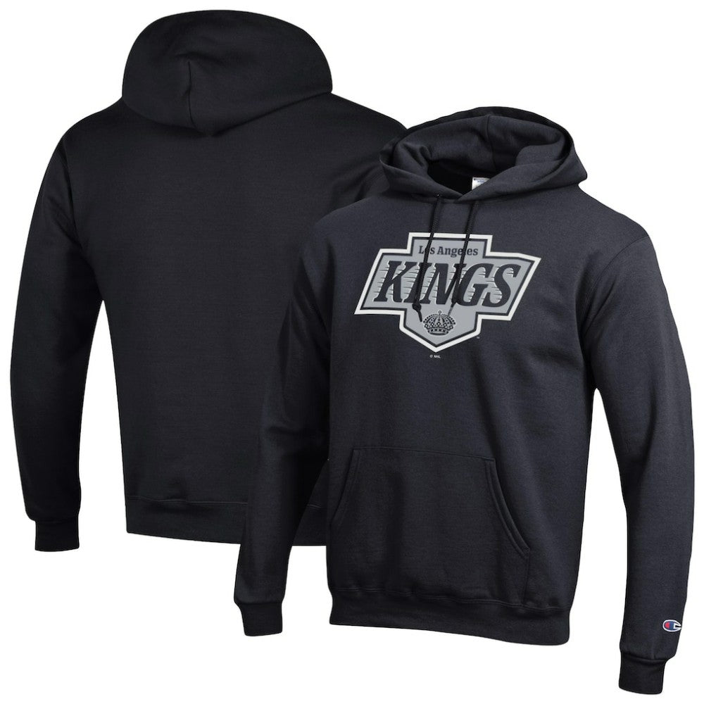Los Angeles Kings Champion Primary Logo 1-Hit Pullover Hoodie - Black - NHL