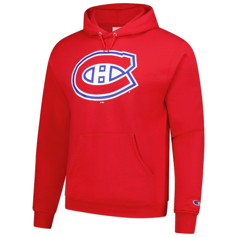 Montreal Canadiens Champion Primary Logo 1-Hit Pullover Hoodie - Red - NHL