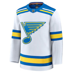 St. Louis Blues Fanatics Away Premium Jersey - White - NHL