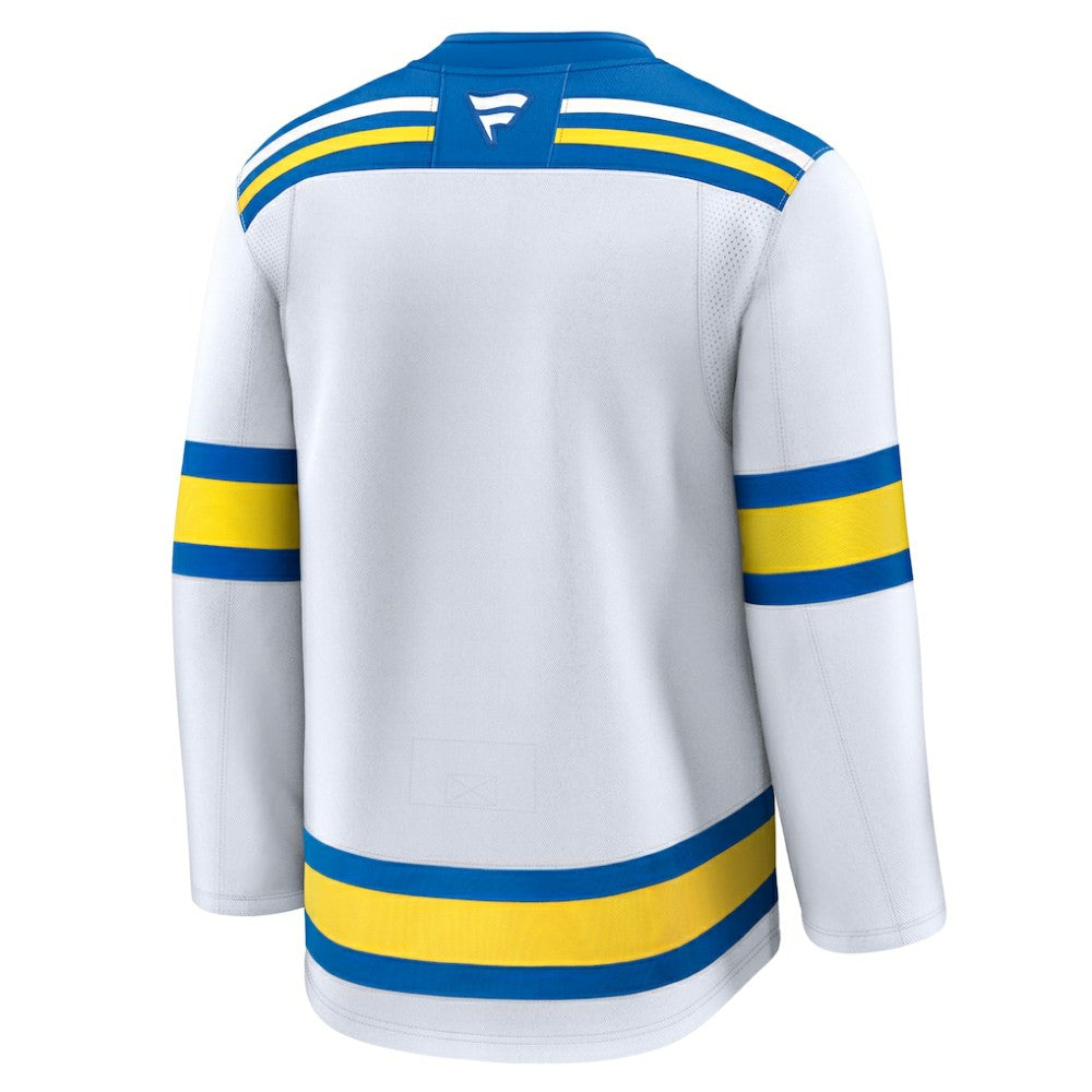 St. Louis Blues Fanatics Away Premium Jersey - White - NHL