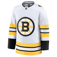 Boston Bruins Fanatics Away Premium Jersey - White - NHL