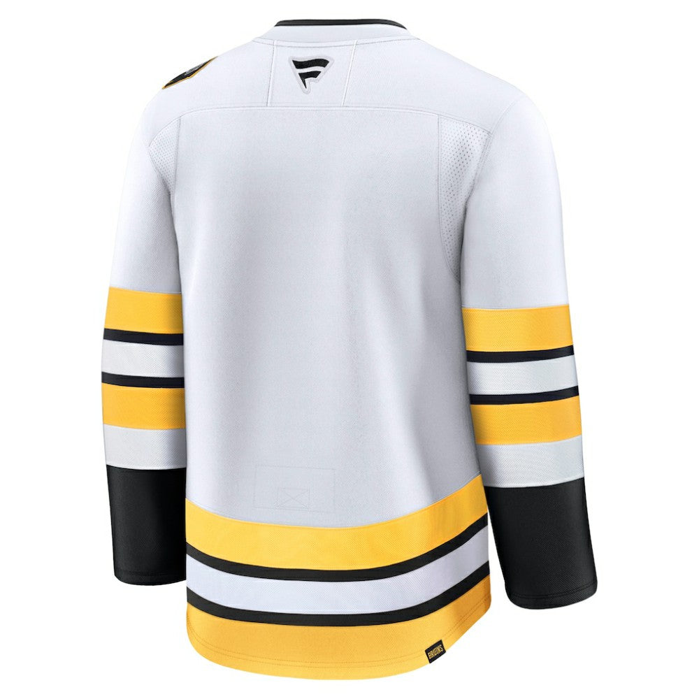 Boston Bruins Fanatics Away Premium Jersey - White - NHL