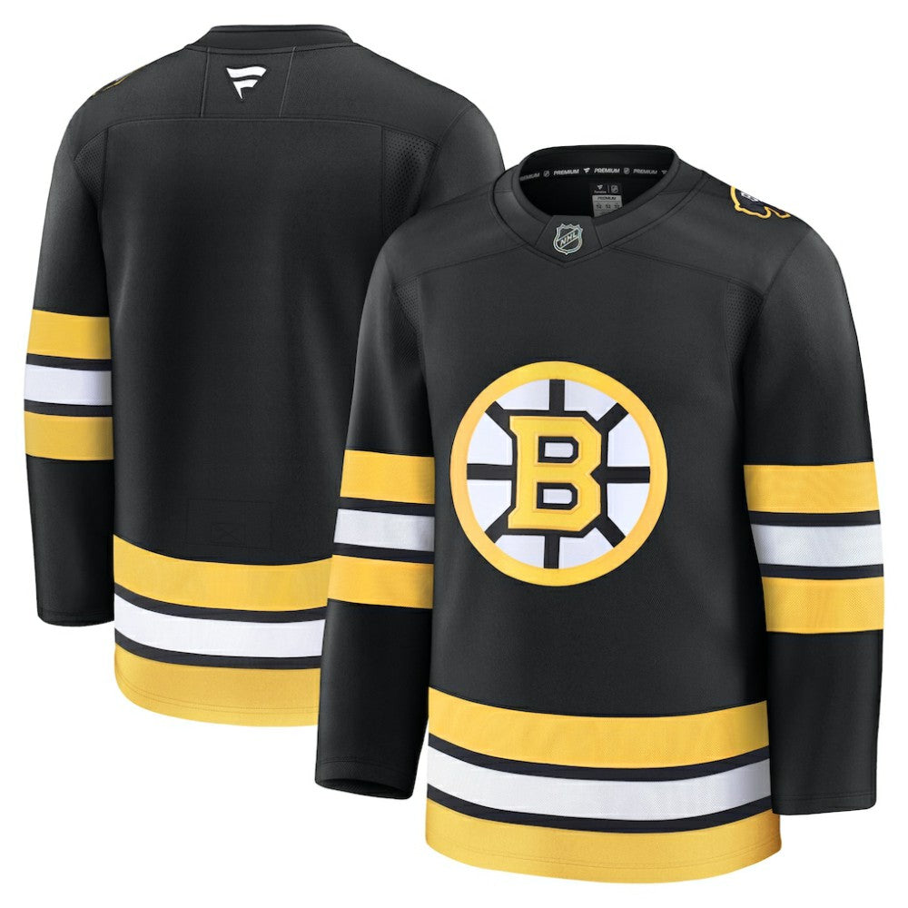 Boston Bruins Fanatics Home Premium Jersey - Black - NHL