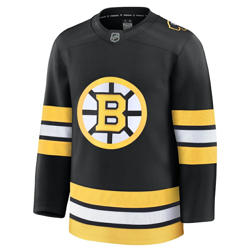 Boston Bruins Fanatics Home Premium Jersey - Black - NHL