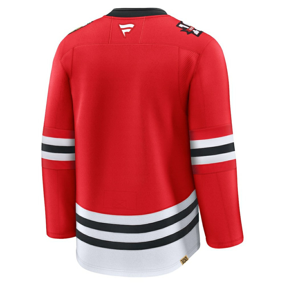 Chicago Blackhawks Fanatics Centennial Premium Jersey - Red - NHL