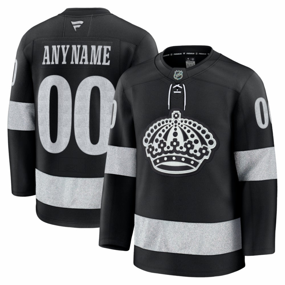 Los Angeles Kings Fanatics Alternate Premium Custom Jersey - Black - NHL